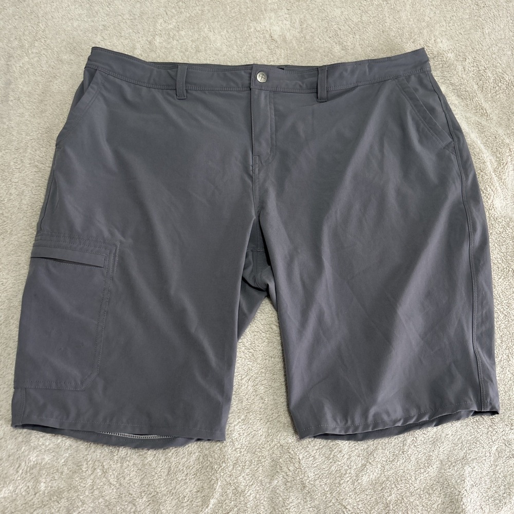 REI CO-OP Men's Size 36-32 Cargo Shorts Gray 11" Inseam Quick Dry Camp/ Hiking
